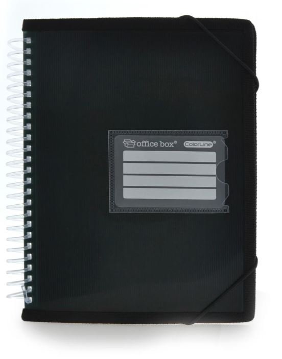 Carpeta 20 Fundas Espiral A5 Negro Fraga Pack 10