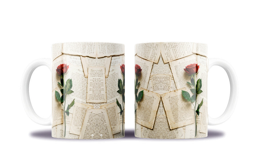 Taza Rosa Campo Das Redes Imagen principal del producto