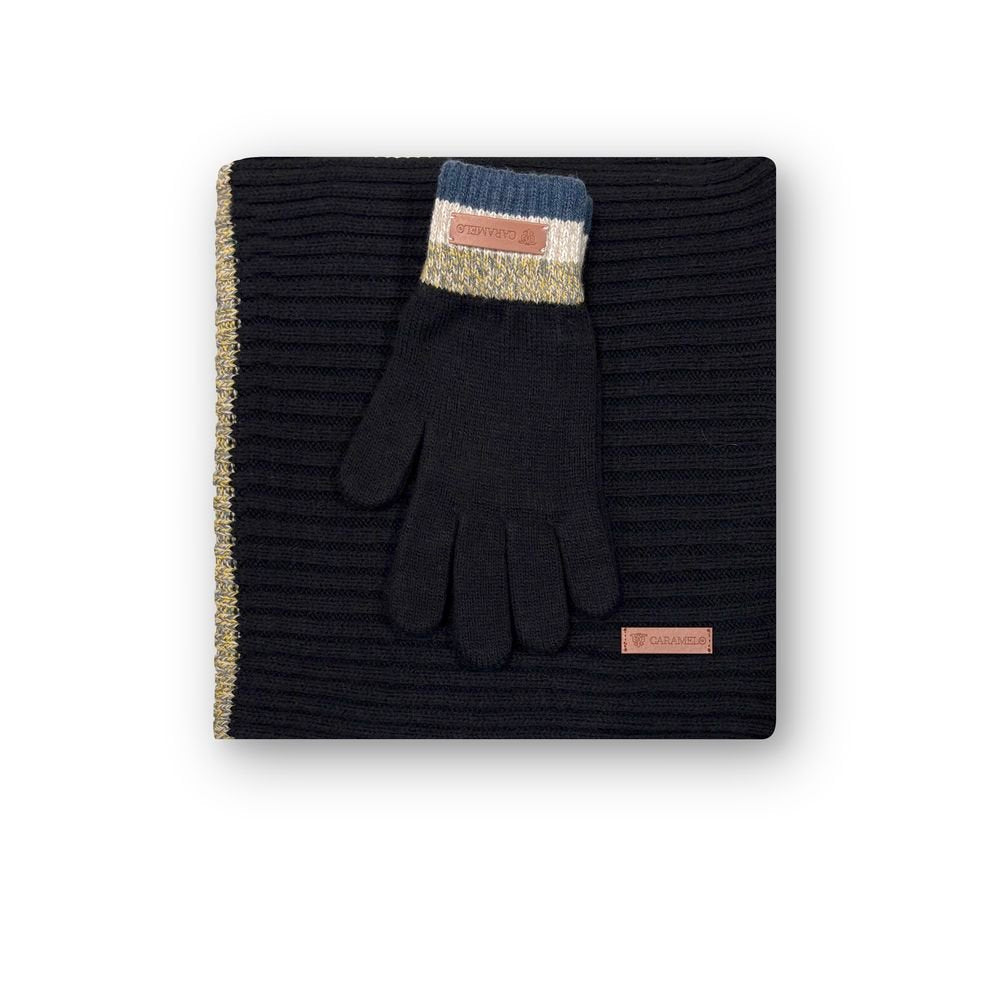 Conjunto cuello y guantes hombre Caramelo Travel