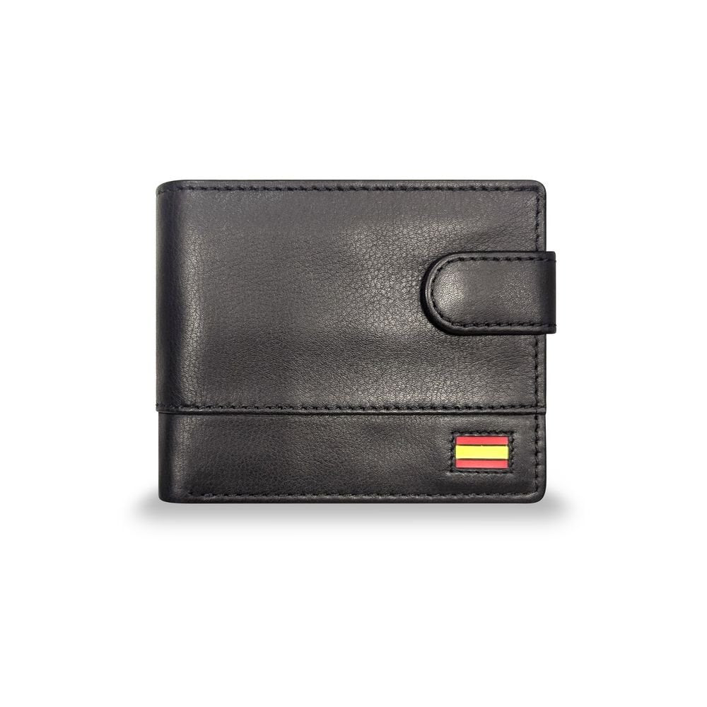 Cartera Piel Hombre Granada Negro Travel Fantasy Kronnos
