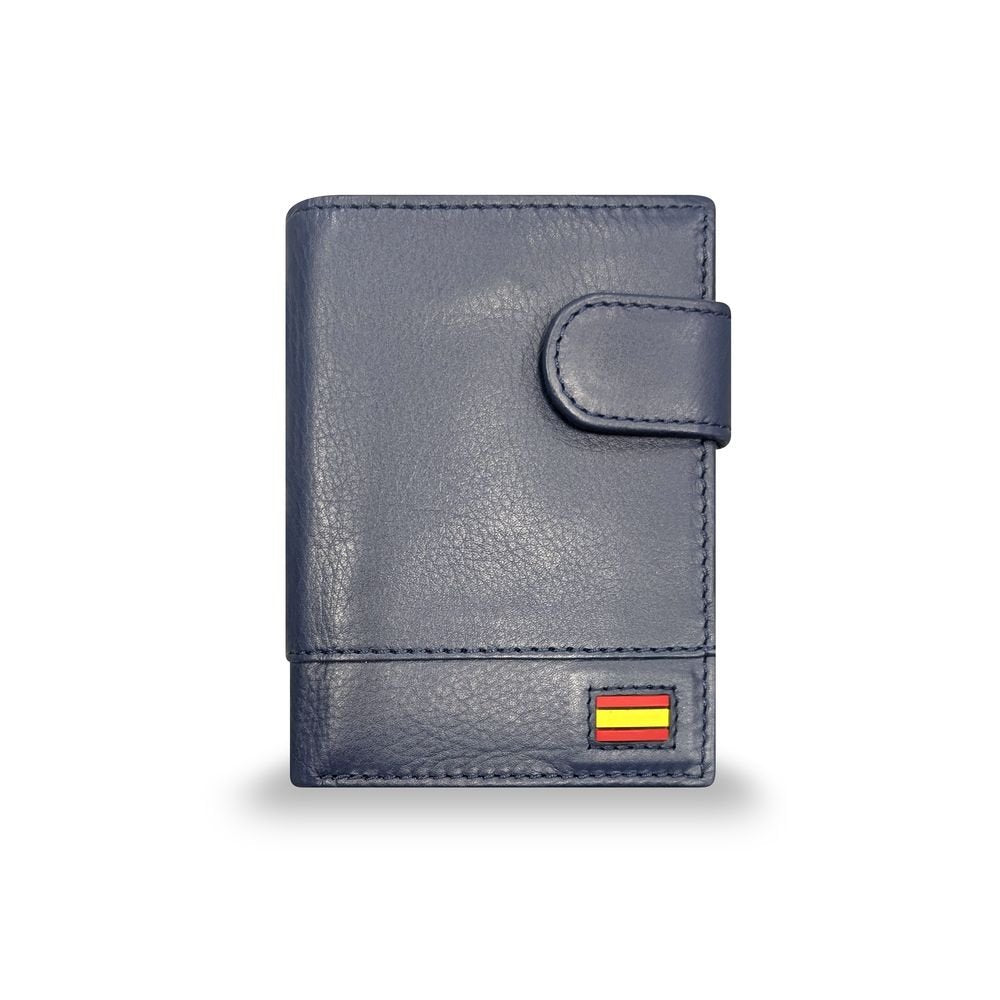 Cartera Piel Hombre Granada Azul Kronos