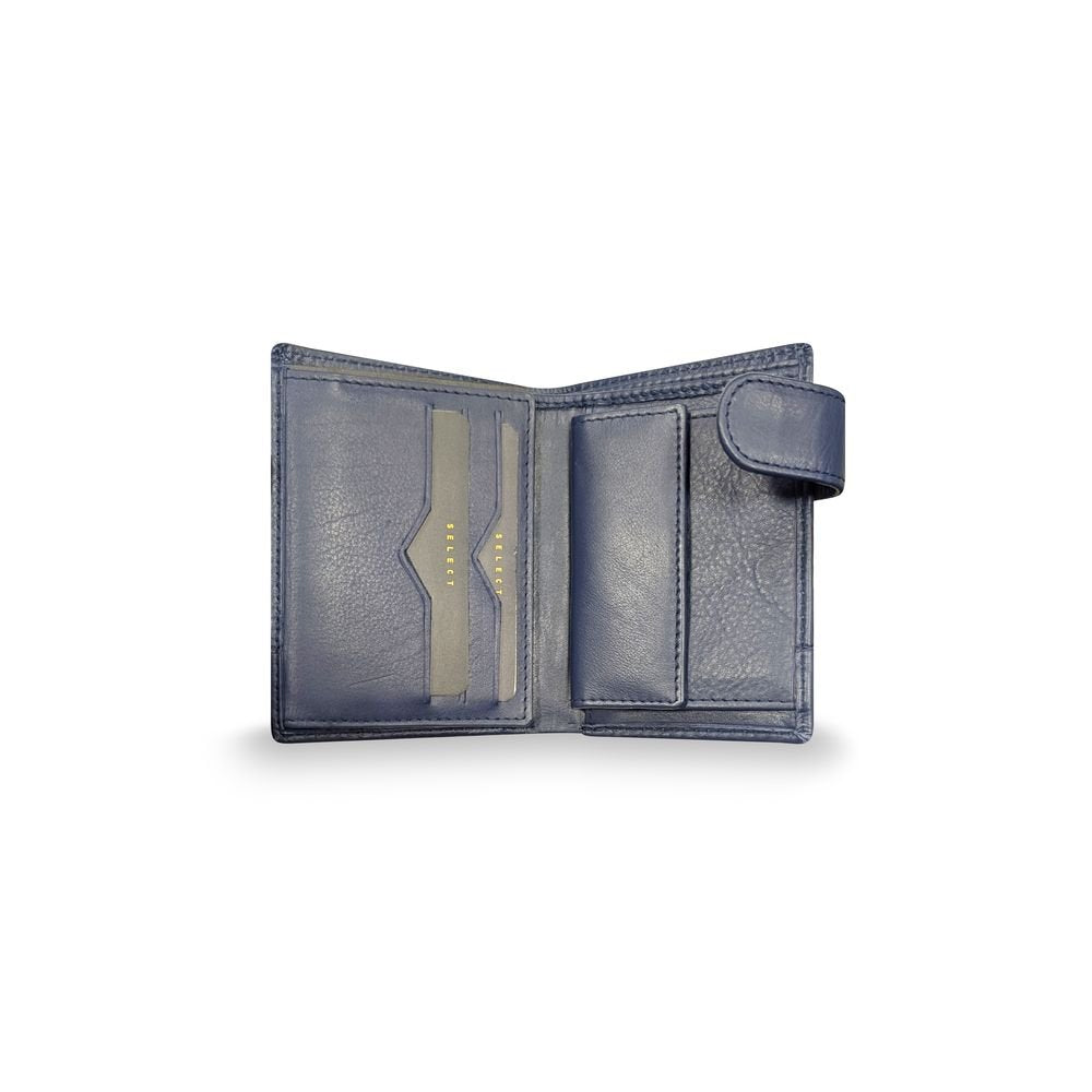 Cartera Piel Hombre Granada Azul Kronos