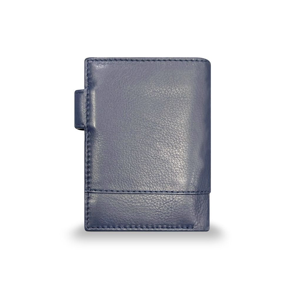 Cartera Piel Hombre Granada Azul Kronos