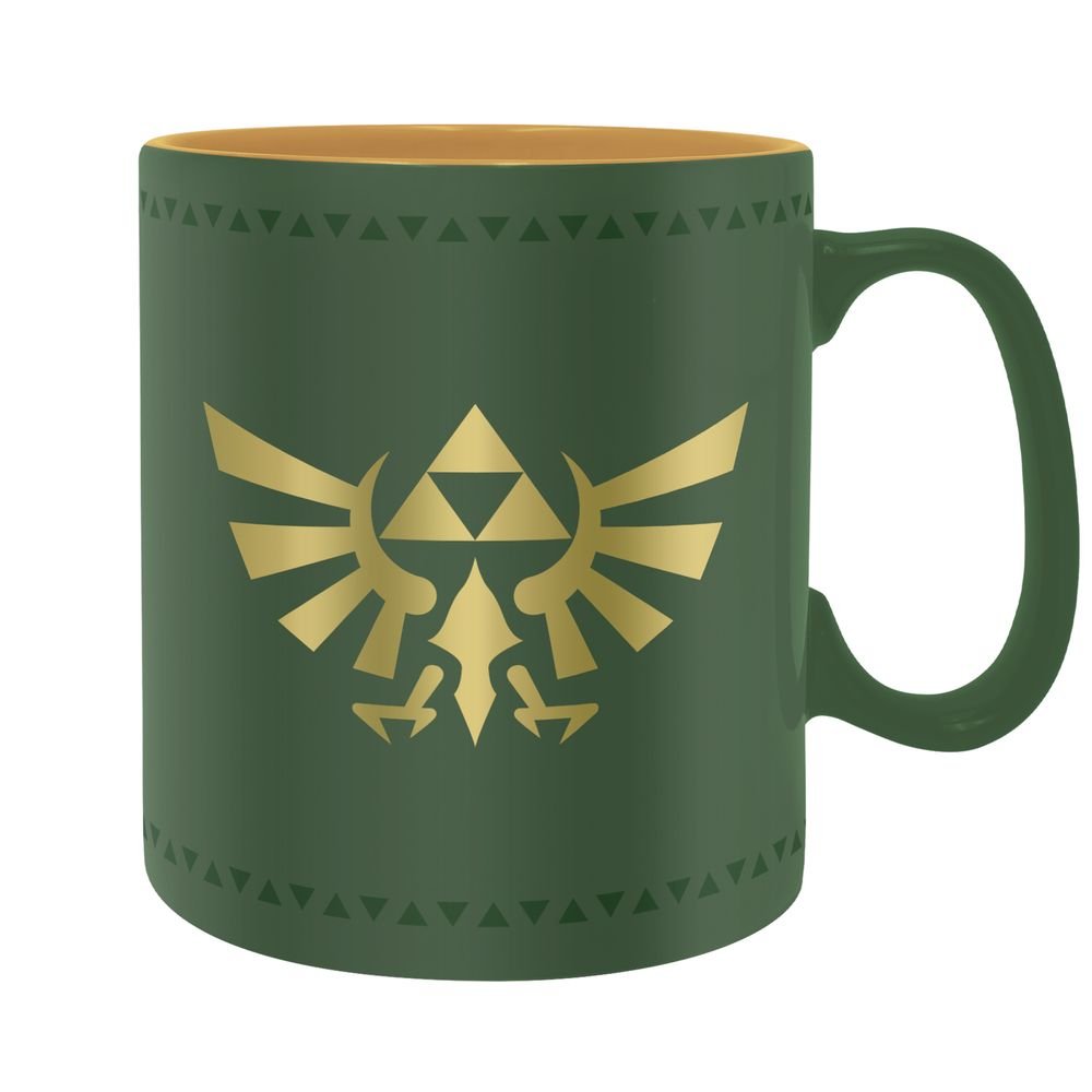 TAZA 460 ML HYRULE INSIGNIA THE LEGEND OF ZELDA | ABYSSE | 1 UNIDAD | 2366536115549 Imagen principal del producto