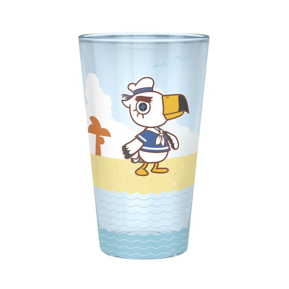 VASO GRANDE 400ML PERSONAJES DE LA PLAYA ANIMAL CROSSING | ABYSSE | ENVASE 2 UDS. UNIDAD | 2366536115808 Imagen principal del producto
