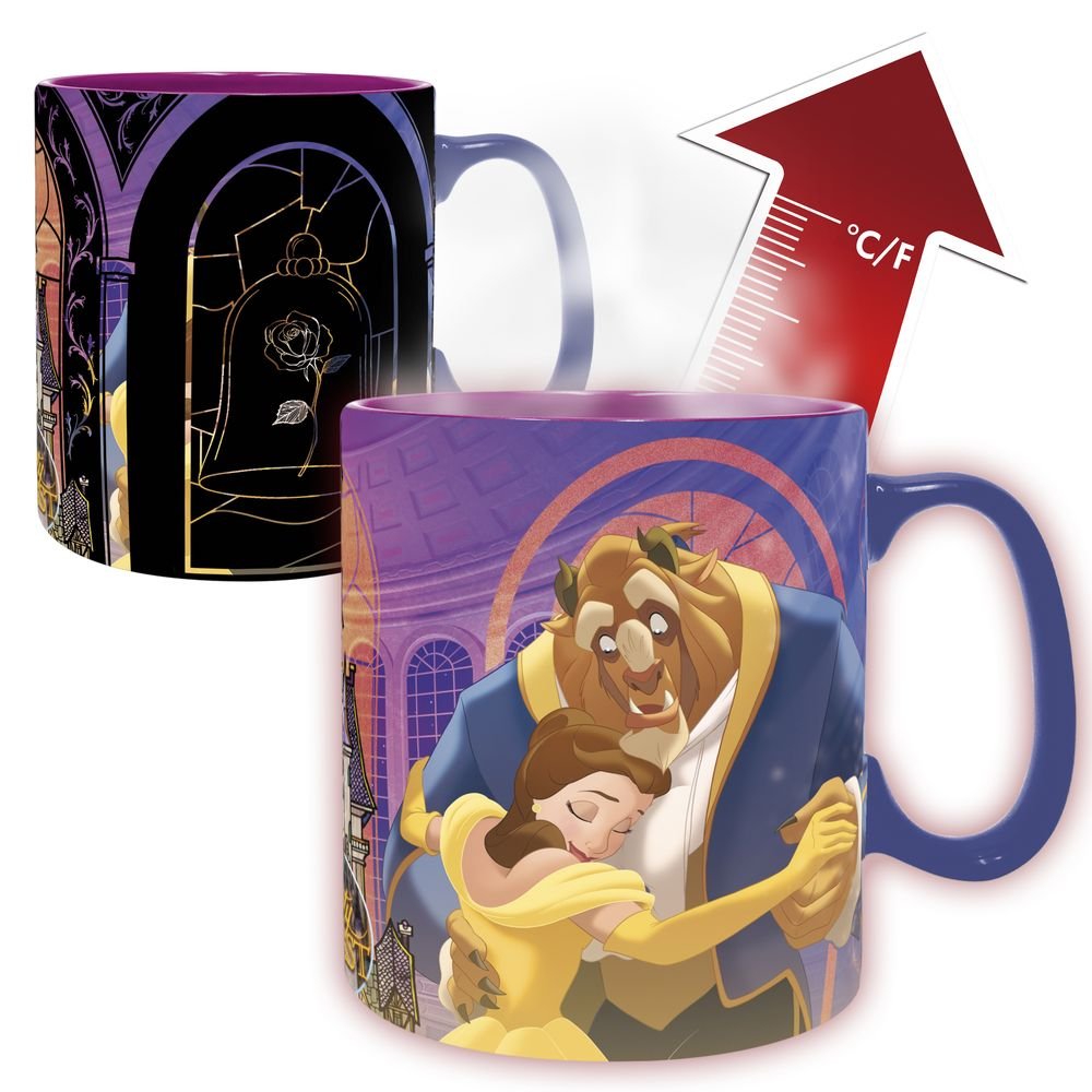 TAZA CAMBIO DE CALOR 460 ML LA BELLA Y LA BESTIA DISNEY | ABYSSE | ENVASE 2 UDS. UNIDAD | 2366536115860 Imagen principal del producto