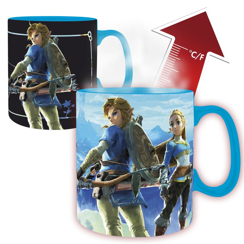 TAZA CAMBIO DE CALOR 460ML ALIENTO SALVAJE ZELDA | ABYSSE | ENVASE 2 UDS. UNIDAD | 23665361159838 Imagen principal del producto
