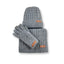 Conjunto bufanda, gorro y guantes mujer Caramelo Gris marca Caramelo Travel Fantasy