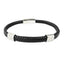 PULSERA HOMBRE D&L NEGRA CON 2 CHARMS | TRAVEL FANTASY DEVOTA Y LOMBA | 1 UNIDAD | 2412230000428