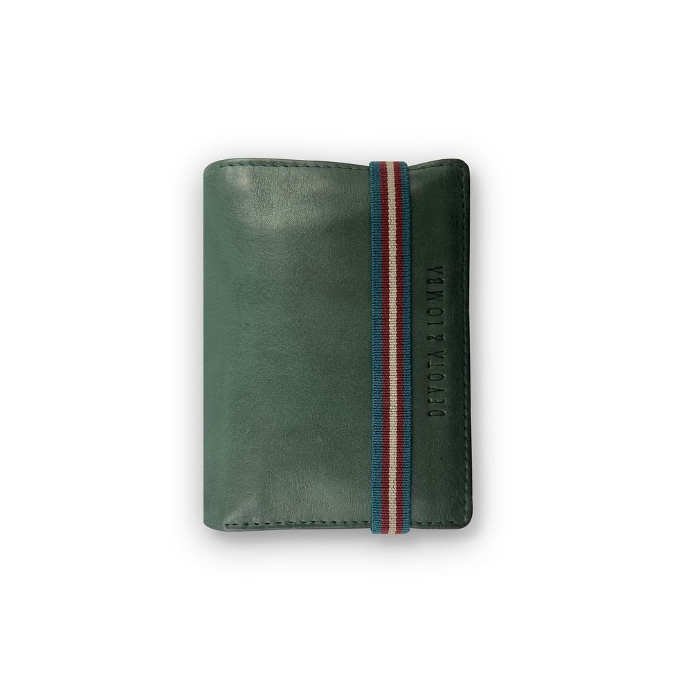 Cartera Hombre D&l Yale Vertical Verde Cinta Marca Travel Fantasy Devota y Lomba