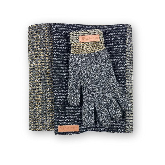 CONJUNTO CUELLO Y GUANTES MARRON | CARAMELO TRAVEL FANTASY | 1 UNIDAD | 2604240001841 Imagen principal del producto