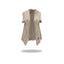 Capa tipo chaleco mujer punto beige Caramelo Travel