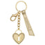 LLAVERO CORAZON DORADO CON CRISTALES BLANCOS | BAGUTTA | 1 UNIDAD | 3000000061022