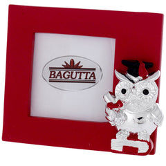 MINI MARCO FOTOS ROJO 5X5 BUHO CON DIPLOMA | 1 UNIDADES | (BAGUTTA)
