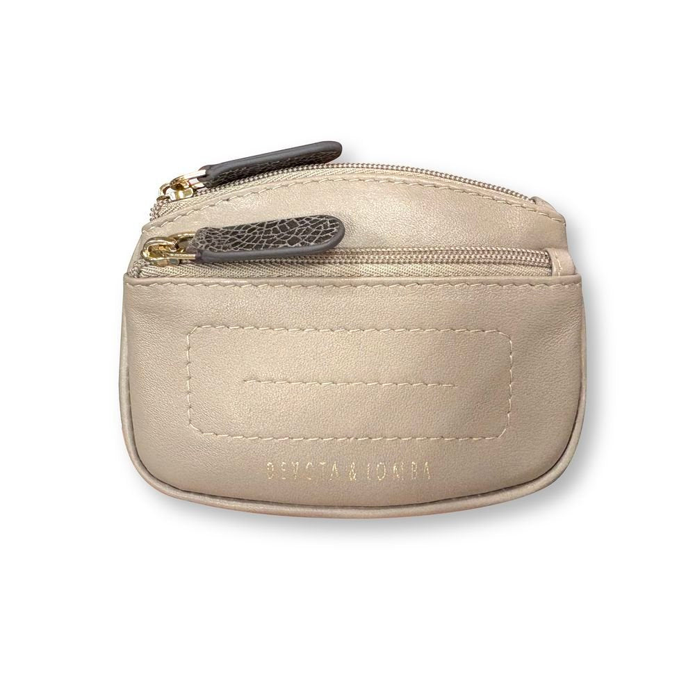MONEDERO MUJER D&L ALSACIA PEQUEÑO DOS CREMALLERAS BEIGE | TRAVEL FANTASY DEVOTA Y LOMBA | 1 UNIDAD | 3004250000275 Imagen principal del producto
