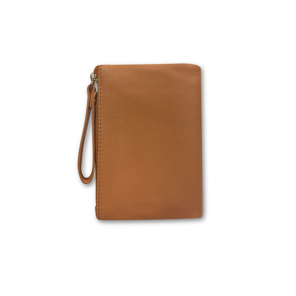 Cartera piel mujer Dresde camel Devota y Lomba