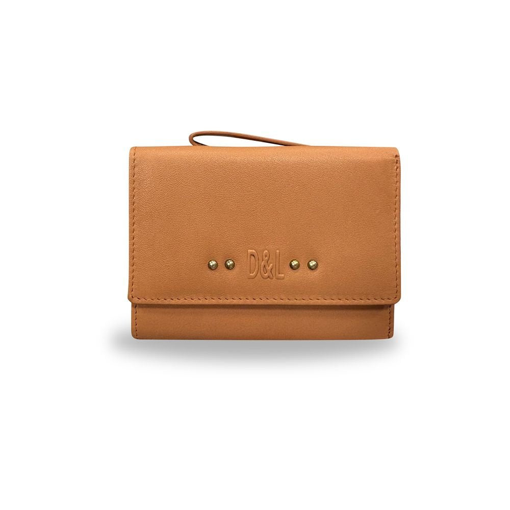 Cartera Piel Mujer Dresde Camel De L & L Marca Travel Fantasy