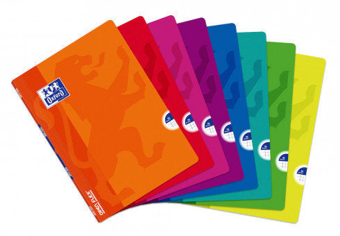 Bloc Espiral Estándar Liso 48H 90g | Oxford | Cartón | Formato Estándar | Pack 10 Unidades