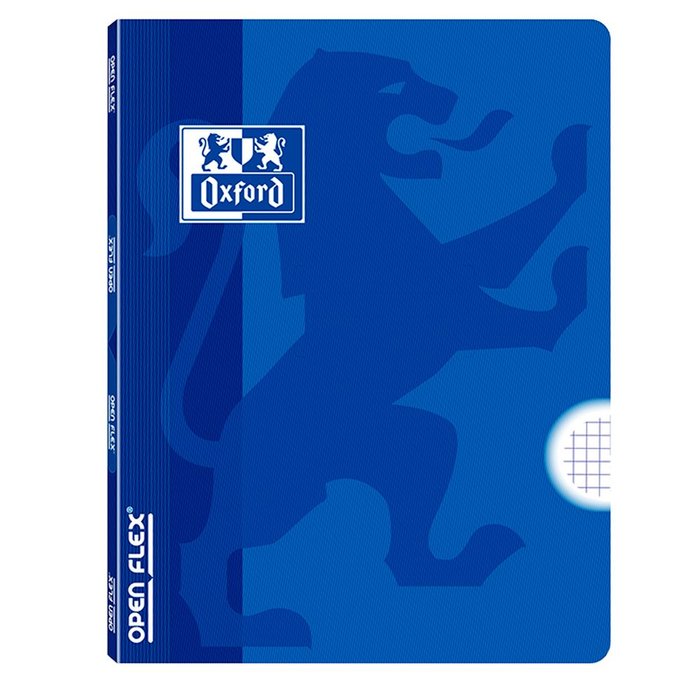 Paq/10 libreta openflex a4 48h 90g cuadrícula 4x4 c/m color azul tapa plastico Imagen principal del producto