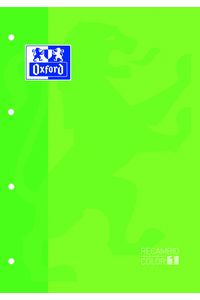 Recambios color verde manzana Oxford Cuadernos A4 80 hojas Imagen principal del producto