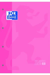 Recambios Rosa Chicle Oxford Cuadernos para Cuadrícula 5x5