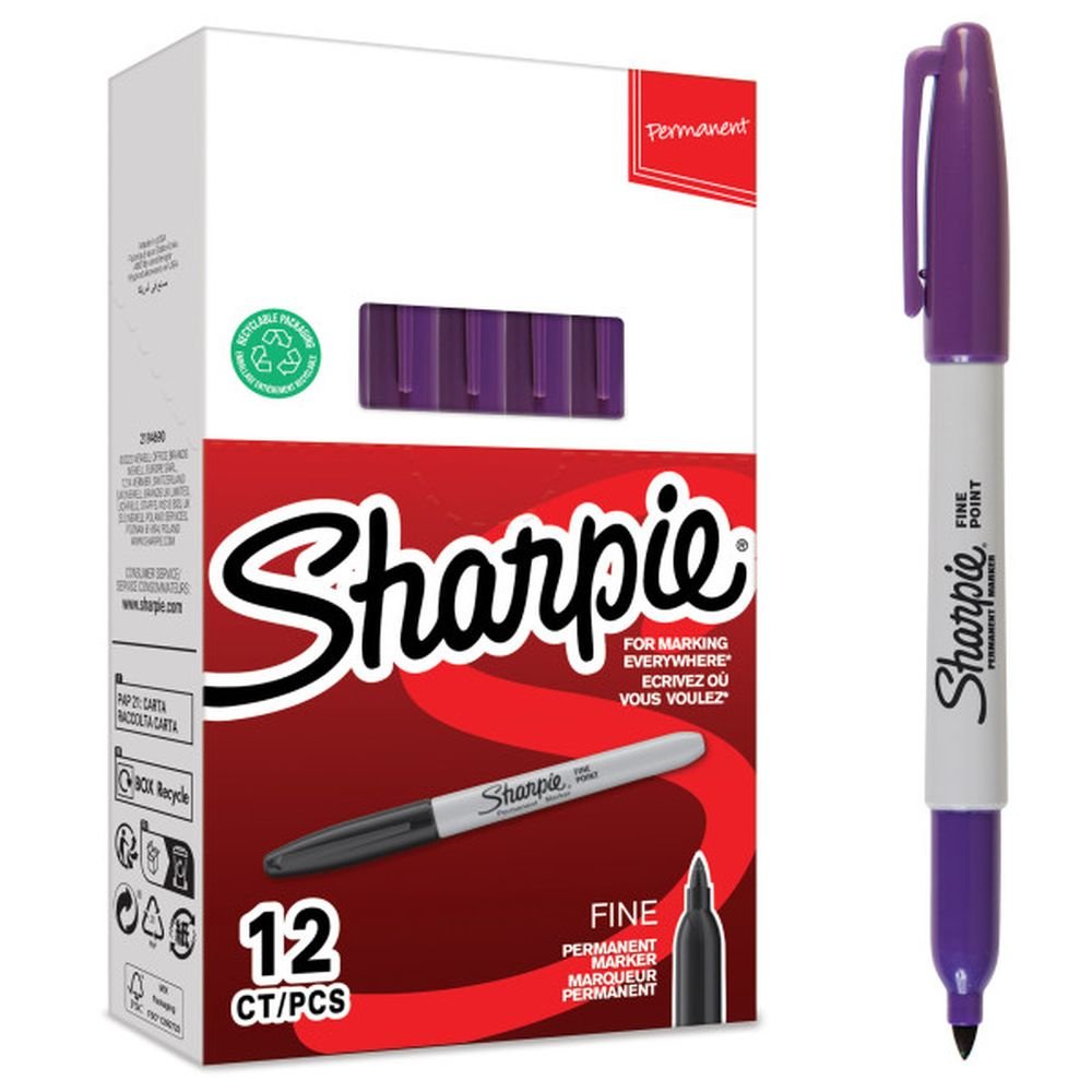 Rotulador Sharpie Permanente Punta Fina Morado