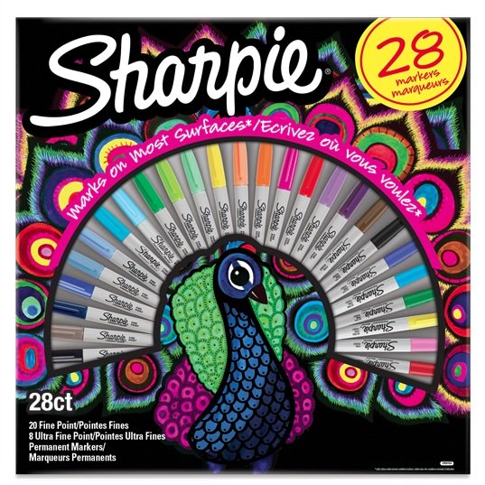 Estuche 28 Rotuladores Sharpie Peacock Colores Surtidos Imagen principal del producto