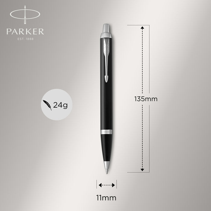 Juego Parker IM: bolígrafo y pluma estilográfica negro