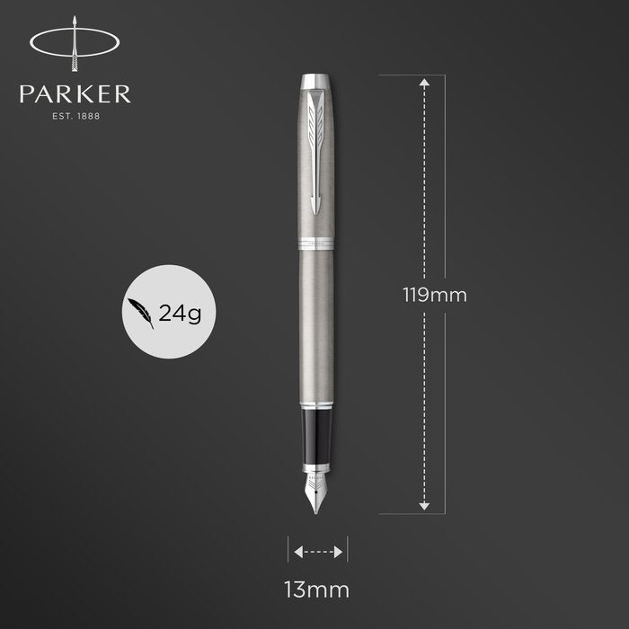 Pluma Parker IM Essential acero inoxidable