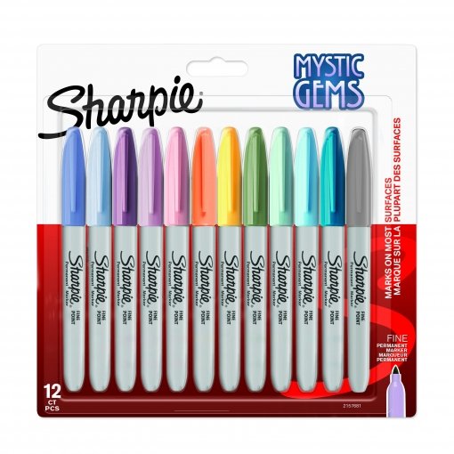 Rotulador Sharpie Permanente Blister 12 Colores Surtidos Imagen principal del producto