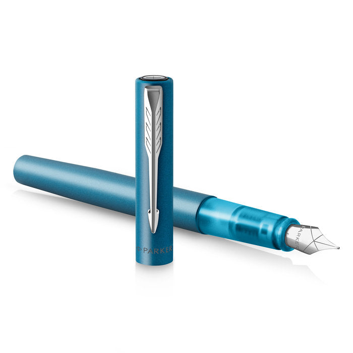 Pluma Parker Vector XL M Azul Teal Metálico