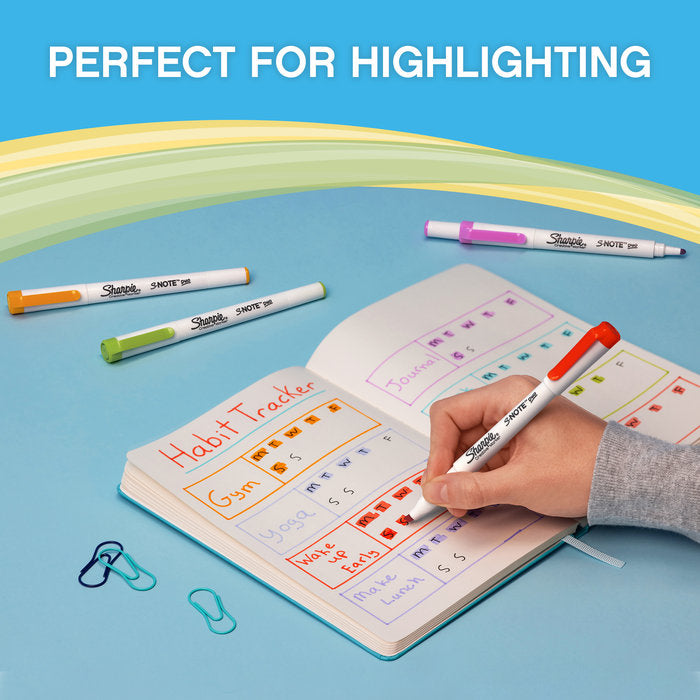 Rotulador Sharpie S-Note Duo 16 colores pastel