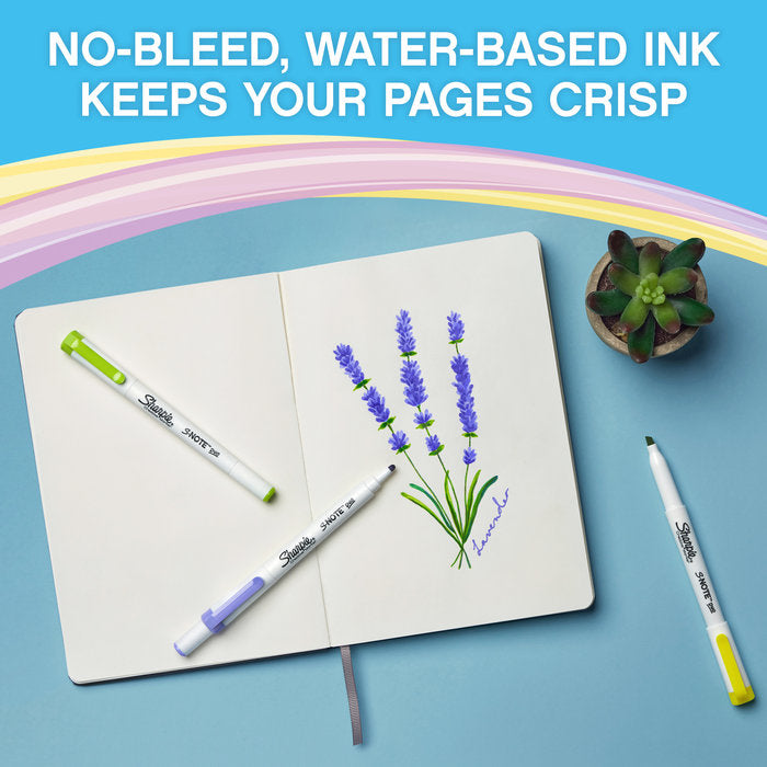Rotulador Sharpie S-Note Duo 16 colores pastel