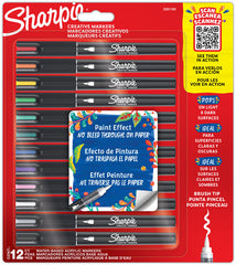 Rotulador Sharpie Acrilico Blister 12 Punta Pincel Surtidos | Sharpie | Pack 1 Unidades