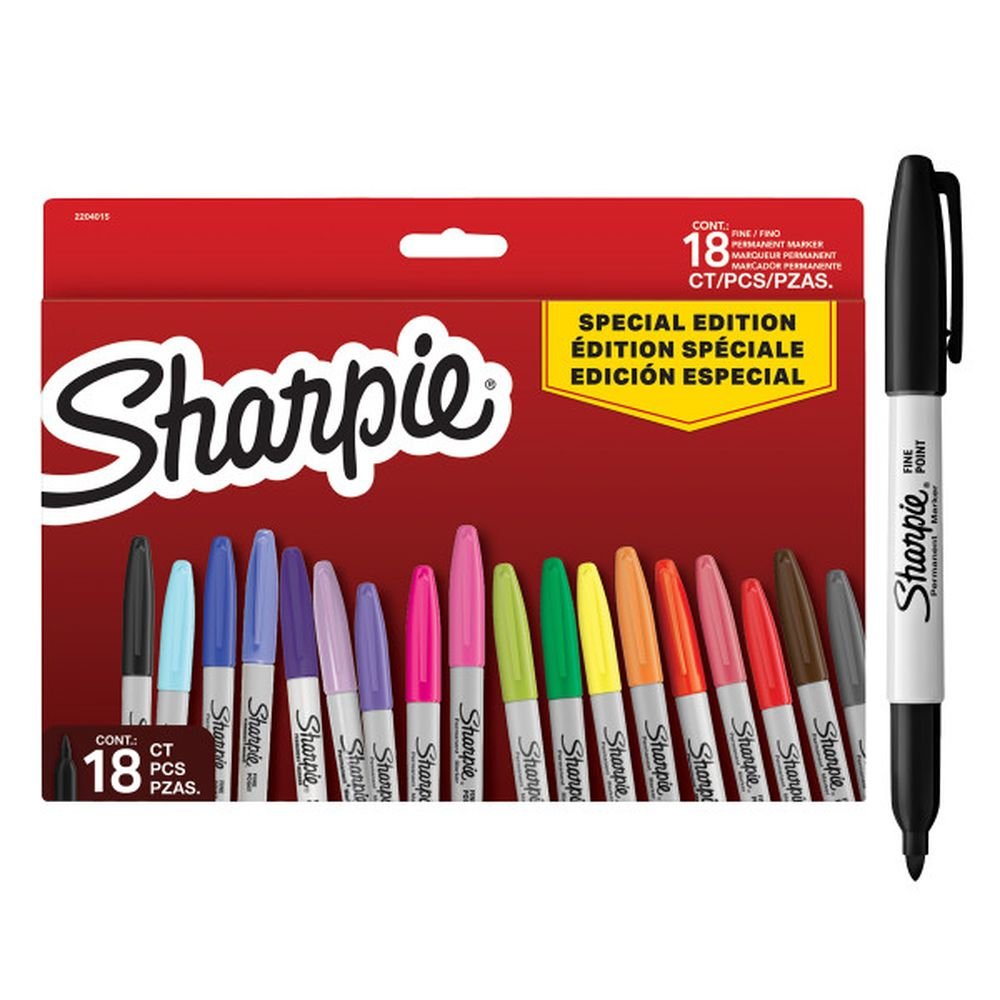 Rotulador Sharpie Permanente Punta Fina 18 Colores Surtidos Imagen principal del producto