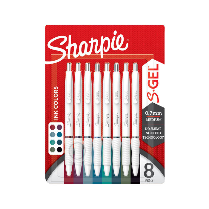 Boligrafo Sharpie S Gel Blister 8 Colores Surtidos | Sharpie | Pack 1 Unidades