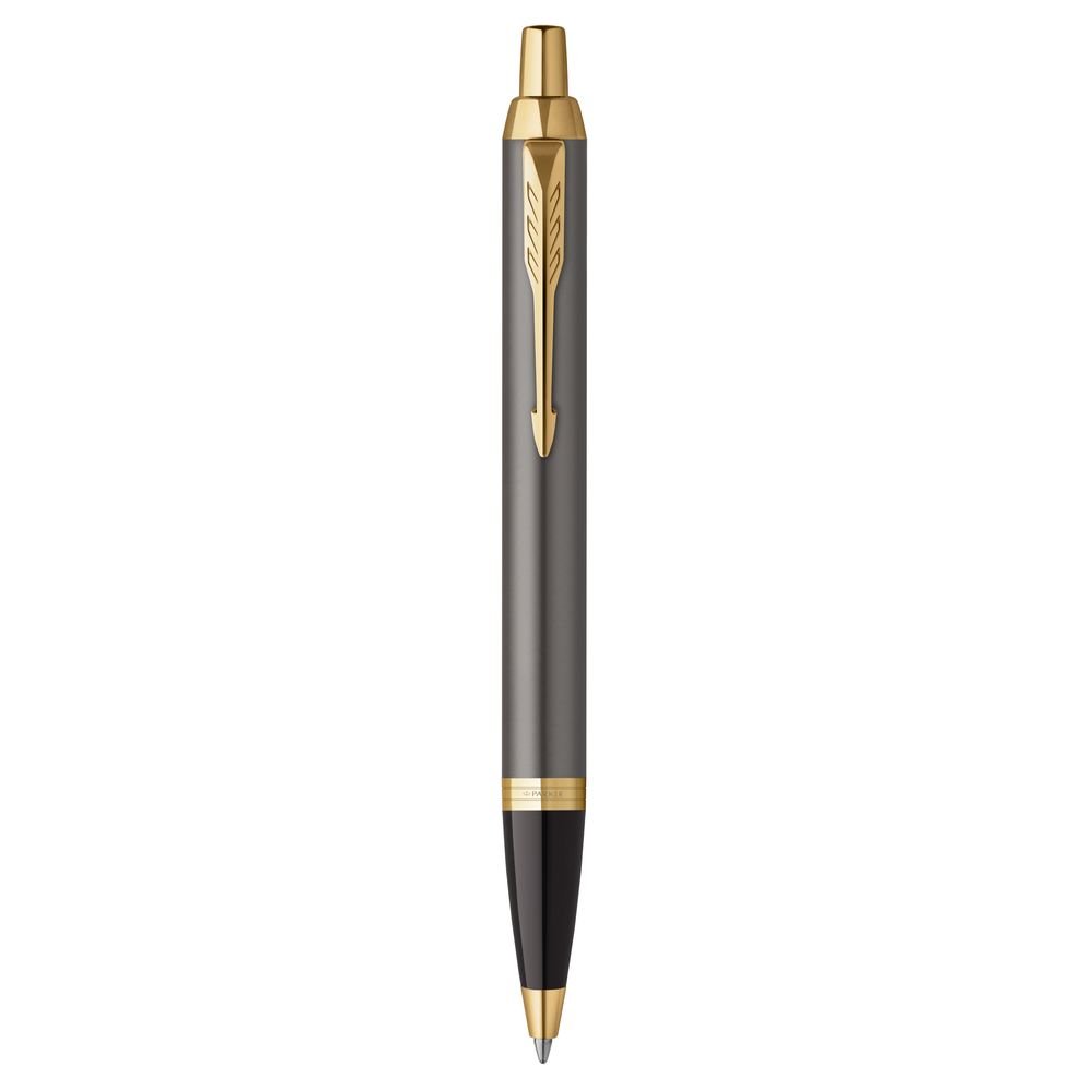 Bolígrafo Parker Im Grey Lacquer Gold Trim Imagen principal del producto