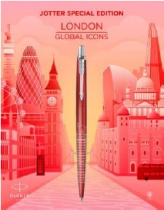 Boligrafo Parker Jotter Edición Especial London Rojo