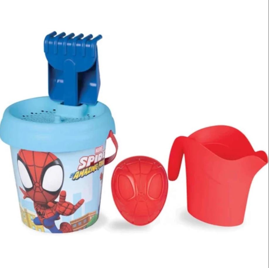 Cubo de Playa Completo Spidey SMOBY