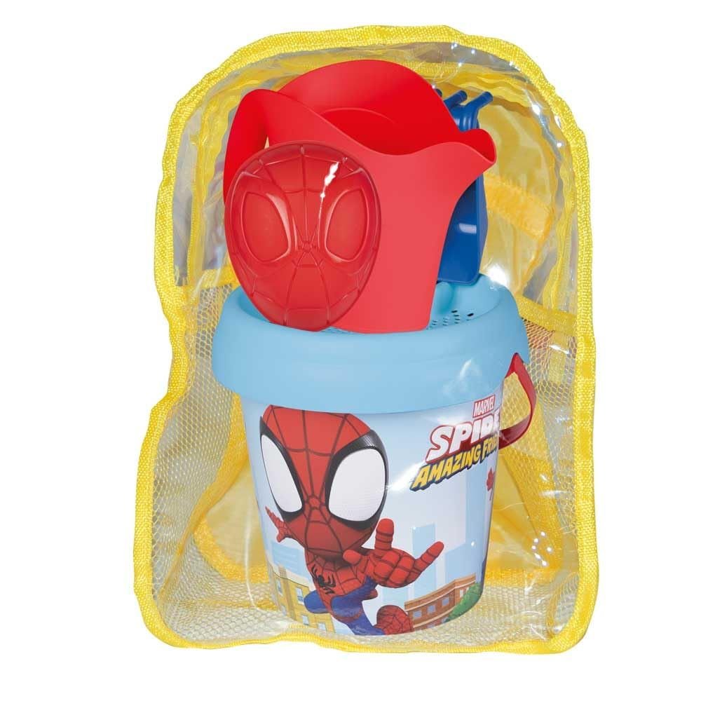 Mochila con Cubo de Playa Spidey Smoby