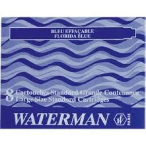 Cartucho de Tinta Waterman Azul C/8 para Bolígrafos Waterman Imagen principal del producto