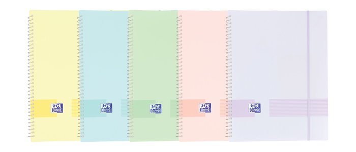 CARPETA ESPIRAL 40 FUNDAS LIVE&GO A4 GOMA PASTEL | 1 UNIDADES | (OXFORD)