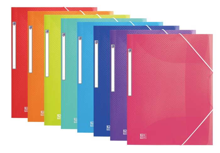 CARPETA A3 GOMAS CON SOLAPAS OXFORD URBAN TP SURTIDAS | 10 UNIDADES | (OXFORD)