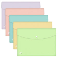 SOBRE BROCHE OXFORD URBAN TP A4 PASTEL SURTIDOS | 5 UNIDADES | (OXFORD)