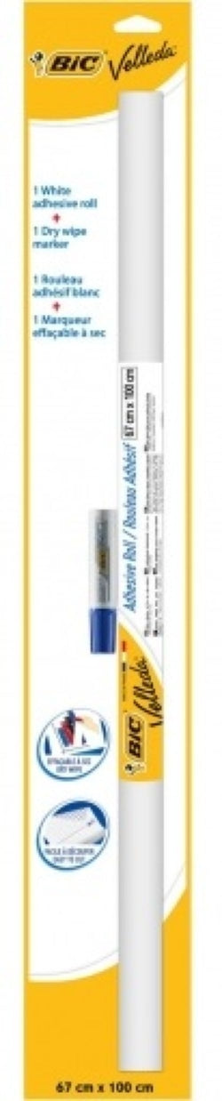 Rollo pizarra velleda blanco BIC para pizarras y manualidades