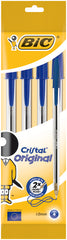BOLIGRAFO BIC CRISTAL MEDIO BLISTER 4 UDS AZUL 8308601 | 1 UNIDADES | (BIC)
