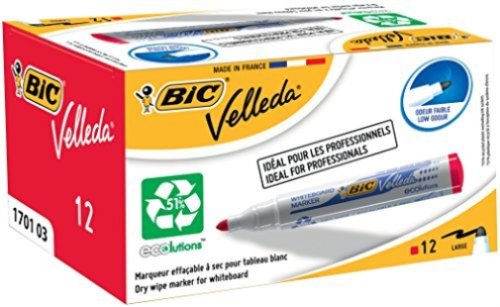Rotulador Velleda 1701 Eco Rojo | Velleda | Pack 12 Unidades Imagen principal del producto