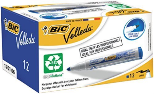 Rotulador Velleda 1701 Eco Azul | Velleda | Pack 12 Unidades