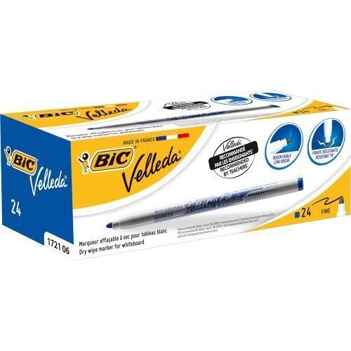 Rotulador Velleda 1721 Azul | Velleda | Pack 24 Unidades