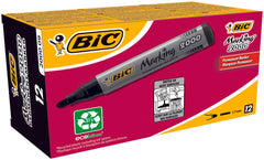 Rotulador Bic 2000 Permanente Conico Negro Ecolutions | Bic | Pack 12 Unidades